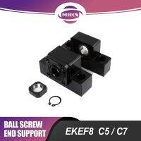 MHCN Ballscrew Sokongan Akhir EF8 EK8สำหรับ Rel Linear SFU Bola Skru CNC Bahagian Bola Skru Sokongan Unit Galas