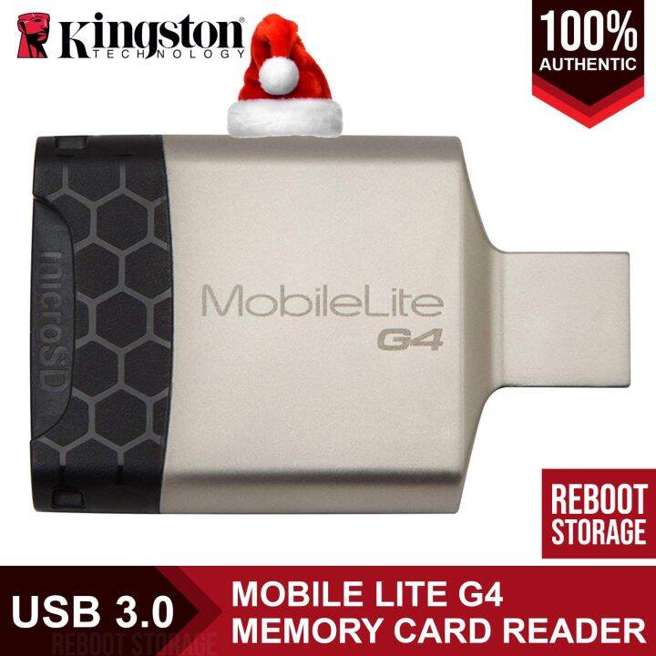 Kingston MobileLite G4 USB 3.0 MultiFunction SD / microSD Card Reader FCRMLG4 Lazada PH