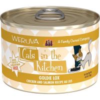 (พร้อมส่ง) Weruva Cats in the Kitchen Goldie Lox Chicken&amp;Salmon Recipes Au Jus ขนาด 90 g