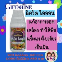 กิฟฟารีน Giffarine ลิควิด ไอออน ธาตุเหล็ก เพิ่มคลอโรฟิลล์ ทำให้พืชมีสีเขียว เพิ่มแม็กนีเซียม ช่วยการหายใจของพืช กิฟฟารีน ของแท้ แน่นอน