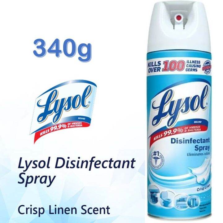 Lysol Disinfectant Spray CRISP LINEN 340g * SAVE P120++ | Lazada PH