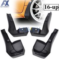 AX ใหม่4ประตูซีดาน MUDFLAPS MUD FLAP FLAPS SPLASH GUARD MUDGUARDS ด้านหน้าด้านหลัง FENDER MOLDED SET สำหรับ HONDA CIVIC 2016-2019