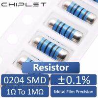 20/50pcs 0204 Resistor 0.1 SMD 1R 1.2R 1.5R 100R 120R 62K 68K 750K 820K 910K Ohm Metal Film Precision Cylindrical Resistance