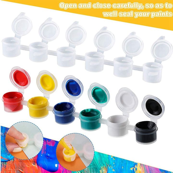 200-strips-empty-paint-strips-paint-cup-pots-clear-storage-paint-containers-mini-painting-cup-pot-3ml-0-1-oz
