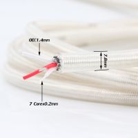 Per Meter QED 4 core Silver Plated RCA Audio Cable signal Cable for Audiophile DIY Interconnect Audio Cable