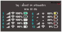 สติ๊กเกอร์ แถบแบตเตอรี่  สะท้อนแสง3Mแท้ ขนาด 30 cm