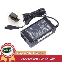 อะแดปเตอร์แปลงไฟ FSP060-DIBAN2ของแท้ที่ชาร์จ2PIN 5A 12V สำหรับ FG-60D ไฟร์วอลล์ Fortigate/90D/30E/50E/60E/80E แหล่งจ่ายไฟ