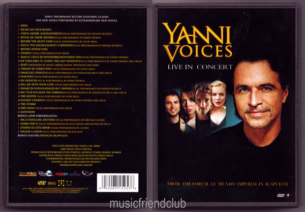 Yanni voices live in concert (DVD) | Lazada.co.th
