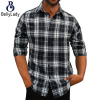 60%cotton 40%polyester Thickened New Flannel Plaid Men Shirt 2283【fast】