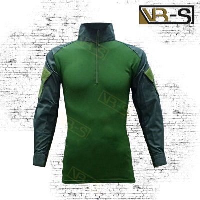 เสื้อคอมแบท เขียว ผ้ากันลมเขียว , Combat , Combat Shirt , Combat Tactical Shirt , Battle shirt , เสื้อ Combat Shirt , คอมแบทเชิ้ต สีเขียว , เสื้อเชิ้ต แขนยาว ผ้ากันลมเขียว