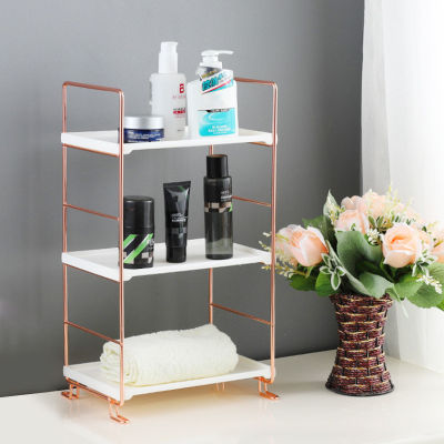 1 Pcs Desktop Cosmetics Storage Shelf Kitchen Accessories Seasoning Rack Landing Multi-storey Corner Toilet Bathroom