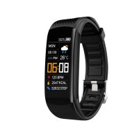 ✑◄ C5 Smart Sports Bracelet Single-Touch Screen BT4.0 IP67 Waterproof Fitness Tracker Heart Rate Blood Pressure Monitor Smart Band