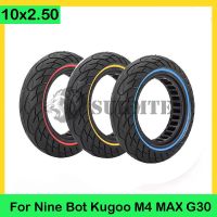 10 Inch Solid Tire 10X2.5 10x2.50 For Nine Bot Kugoo M4 MAX G30 Electric Scooter Polka Dot Inner Honeycomb Tire Rubber Parts