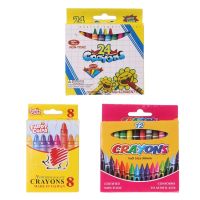 【CC】 Safety Student Crayons Set Colorful Kids Paint Stik 8 /12  Color