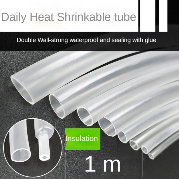 1-meter-heat-shrink-tube-transparent-clear-shrinkable-tubing-wrap-wire-kits-3-1-heat-shrink-tube-wrap-wire-sell-connector-cable-management