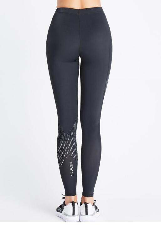 กางเกงรัดกล้ามเนื้อ-evs-women-compression-tights-dot-ลายสกรีนสะท้อนแสง