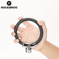 ROCKBROS กุญแจล็อคจักรยานกันขโมยจักรยานตัวล๊อคสายห่วงล็อค MTB จักรยานเสือหมอบล็อคความปลอดภัยแบบพกพาขนาดเล็กอุปกรณ์อุปกรณ์เสริมจักรยาน