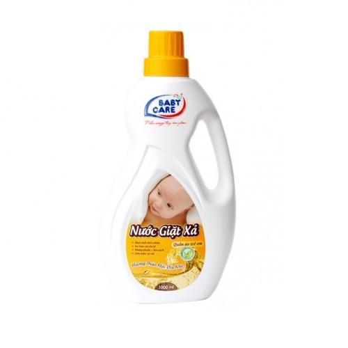 Hcmnước giặt xả 2in1 cho trẻ babycare 1 lít - hương thảo mộc - ảnh sản phẩm 1