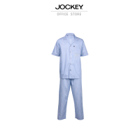 JOCKEY UNDERWEAR ชุดนอน SLEEPWEAR รุ่น KU JK1626B SHORT SLEEVE/PANTS สีน้ำเงิน ชุดชั้นในชายเสื้อเสื้อผ้าผู้ชาย