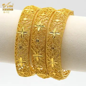 Gold hand churi on sale design