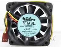 Original NIDEC D06R-12TH DC 12V 0.16A 6CM 60*60*15  3 Lines Inverter Silent Cooling Fan