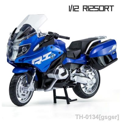 ▥ gsger R1250 Alloy Motorcycle Model Diecast Metal Toy Viagem e Rua Simulação Collection Kids Gift 1:12