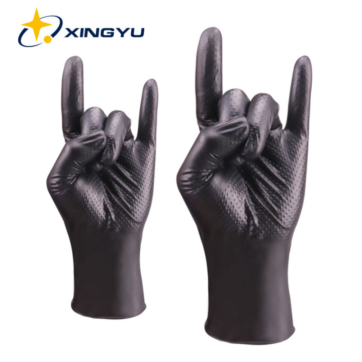 2021Nitrile Gloves Vinyl Gloves 50 Pcs Food Grade Waterproof Allergy Free Durable Glove Work Safety Gloves Synthetic Nitrile Gloves