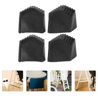 hotx【DT】 4 Pcs Ladder Bumpers Rubber Folding Bracket Parts Feet Table Legs