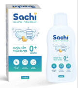 Nước tắm thảo dược SACHI 250ml Phòng ngừa ho cảm cho bé