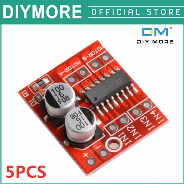 Seasboat 5PCS MX1508 DC Motor Driver Module DC 2V-10V 1.5A Dual Channel ...