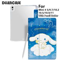 Hot Sale Dllencase เคส พร้อมช่องใส่ดินสอ สําหรับ For iPad 2021 Pro 11 2019 2020 10.2 7 8th Generation 2018 9.7 5 6th Mini 4 5 Air 4 10.5 10.9 A259