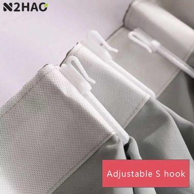 10PCS 8.5CM/7CM Curtain Hanging Hooks Ring Window White Plastic Curtain Hook For Home Curtain High Quality Curtain Accessories