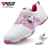 PGM Women Golf Shoes Waterproof Anti-skid Womens Light Weight Soft and Breathable Sneakers Ladies Casual Knob Strap Sports Shoes XZ098