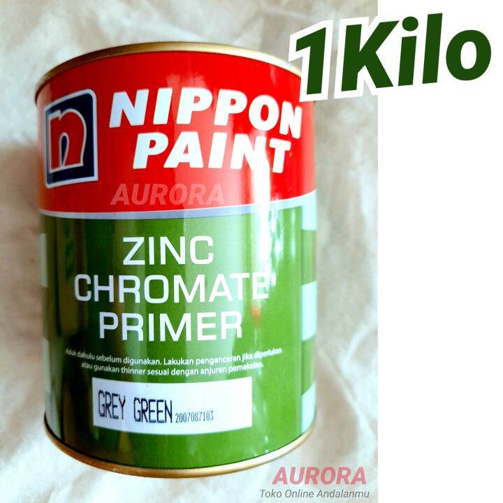 Zinc Chromate Primer Protective Nippon Paint Meni Besi 1Kilo 1Liter