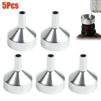 5Pcs Metal Mini Funnels For Pour Liquid Oil Wine Funnel Perfume Dispensing Bottles Refilling Funnels Durable Kitchen Accessories