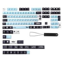 DE ISO Layout PBT Jerman Keycaps Cherry Profil Cap แป้นพิมพ์สวิตช์ MX สำหรับ Mekanikal