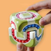 Three-stage Ball Twist Decompresses Puzzle Magic Cube Fidget Toys Funny Toys Speed Cube Thinking Training Toy Gift Toys for Kids