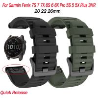 lipika 20 22 26mm Smartwatch Band Silicone Replacement For Garmin Fenix 6 6S 6X Pro 5 5X Plus 3HR Fnix 7S 7 7X Wristband Bracelet Strap