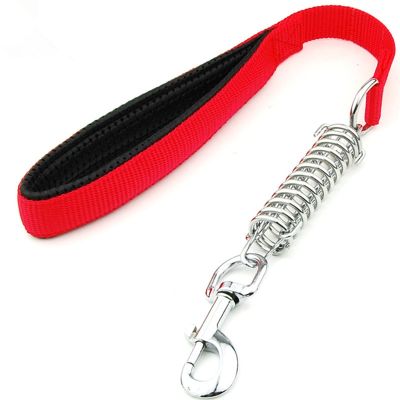【CW】 Dog Leash Short Dogs Leather Leashes for Large Walking Rope Durable Chew Proof Chain