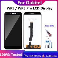 จอ LCD คุณภาพสูงที่ได้รับการทดสอบใหม่สำหรับ Oukitel WP5 WP5โปร LCD และหน้าจอสัมผัสการแสดงหน้าจอภาพอะไหล่ประกอบ