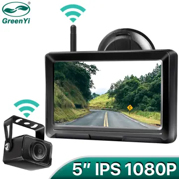 GreenYi 5 Inch Motorcycle Carplay DVR Dash Cam, 1080P Waterproof Camera, GPS Navigation