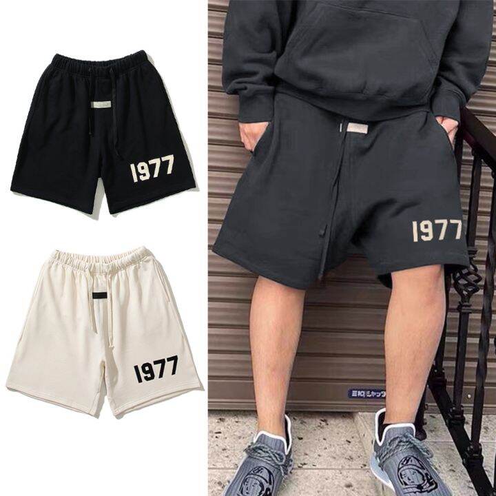 New FOG FEAR OF GOD Double Line ESSENTIALS 1977 Shorts Loose High