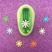 16mm Daisy Hole Puncher Scrapbooking Shaped Paper Cutter Scrapbook Embossing Machine Decorative Flower Craft Punch Perforator Staplers  Punches