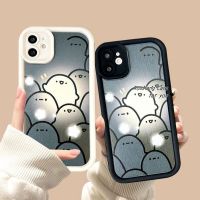 เคส RouJiang สำหรับ iPhone 15 14 13 12 11 Pro Max X Xr Xs Max 7 8 Plus SE 2020เคสโทรศัพท์อนิเมะภาพการ์ตูนน่ารักเปล่งปลั่ง