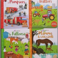 Set of 4 Cardboard Books for Children (Italian) Cardboard Books for Children Mamme cuccioli (Set of 4)