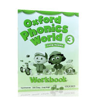 Genuine Oxford phonics world Oxford natural phonics World English original level 3 workbook Volume 3 Student Book Exercise Book Natural phonics textbook