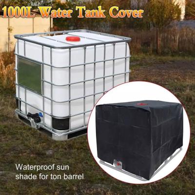 IBC Water Tank Protective Cover 1000 Liters Tote Outdoor Cover And Sunscreen Container Waterproof Yard Dustproof Garden Rain J8B9