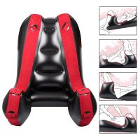 Inflatable  Sofa Foreplay Chair Bed With Straps Flocking PVC Split Leg Mat Flirting Tools For Couples Women  Furniture