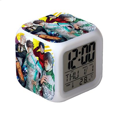 นาฬิกาของเล่นอะนิเมะไฮคิวคู่ตบฟ้าประทาน Led ทัชได้หลากฟังก์ชั่นเตือนตอนกลางคืนรูปการ์ตูนแอลอีดีนาฬิกาสีพัดลมสำหรับเด็กๆเจ็ดนาฬิกา