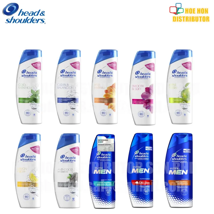 Head Shoulders Anti-Dandruff Hair Shampoo Ultra Cool Menthol Anti Hair ...